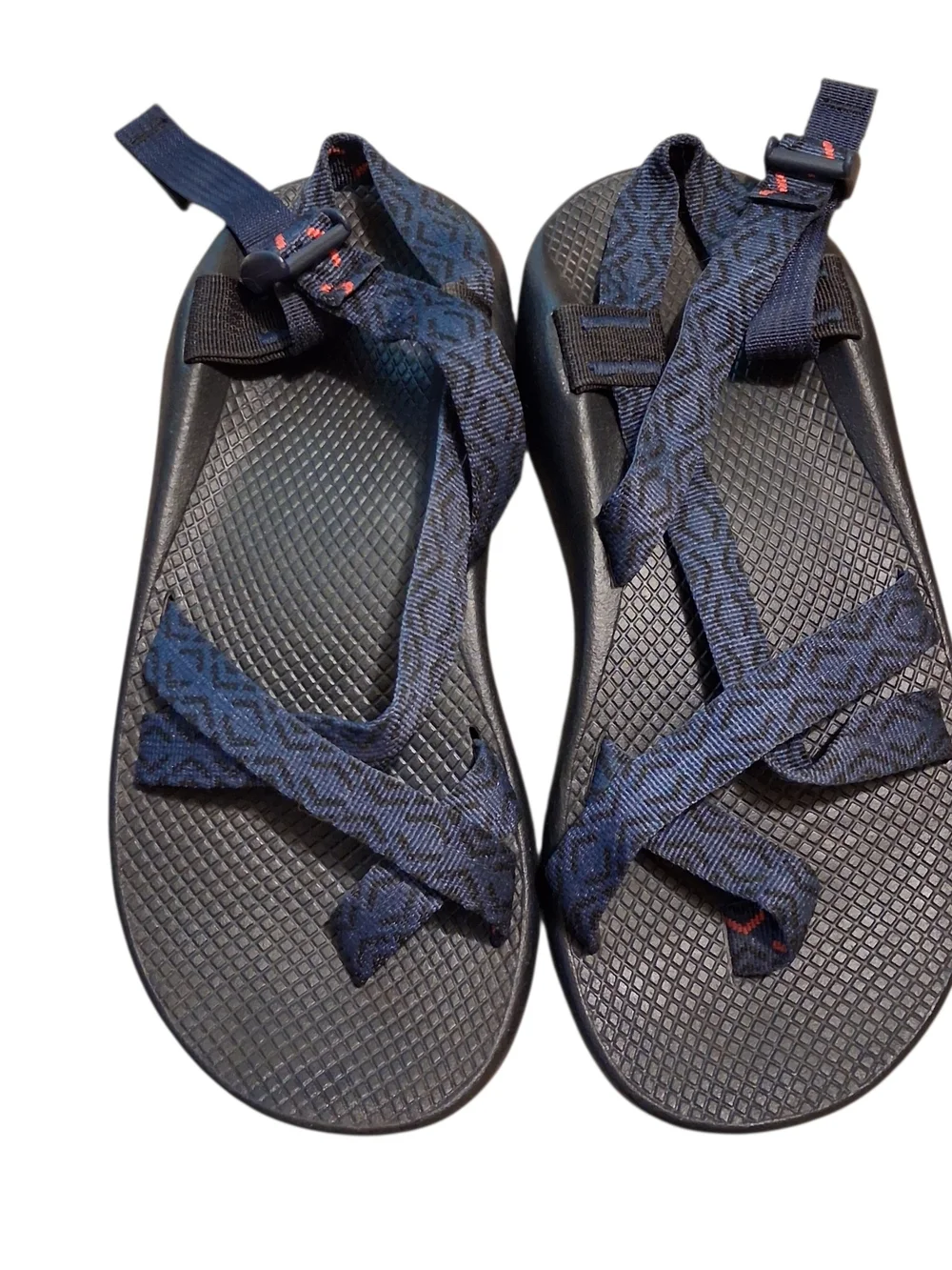 Men's Chaco Z2 Classic Wide Sandal In Stepped Navy 9W Vacation Beach Walking